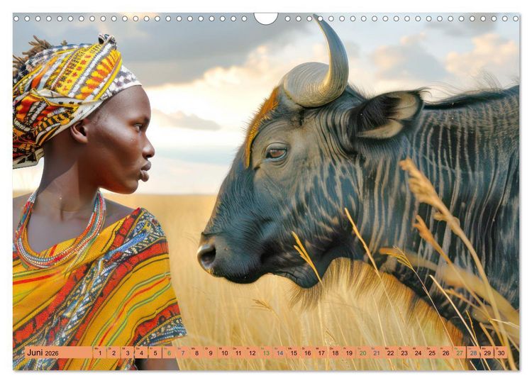 Produktbild: Afrikas urt&uuml;mliche Sch&ouml;nheit (Wandkalender 2026 DIN A3 quer), CALVENDO Monatskalender