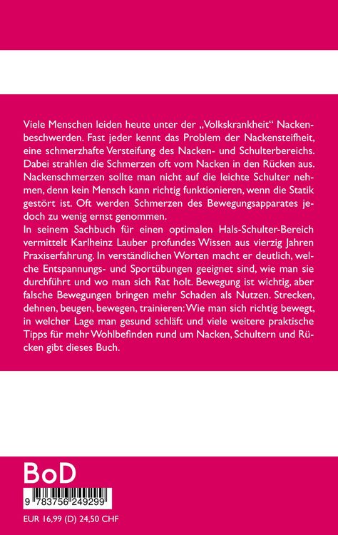 Produktbild: Nackenschmerzen erfolgreich behandeln