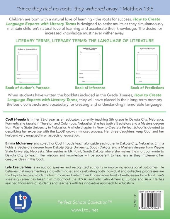 Produktbild: How to Create Language Experts with Literary Terms Grade 3