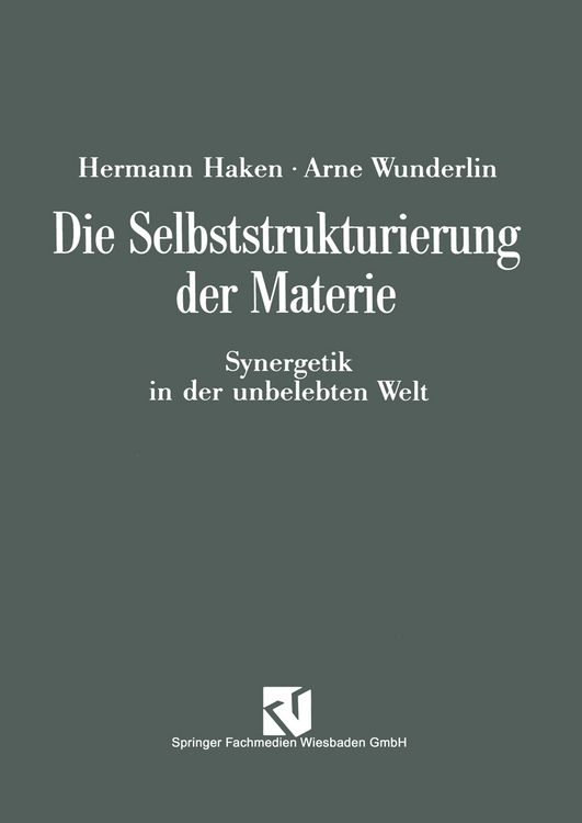 Produktbild: Die Selbststrukturierung der Materie
