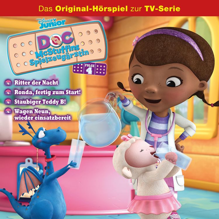 Produktbild: 04: Ritter der Nacht / Ronda, fertig zum Start! / Staubiger Teddy B! / Wagen Neun, wieder einsatzbereit (H&ouml;rspiel zur Disney TV-Serie)