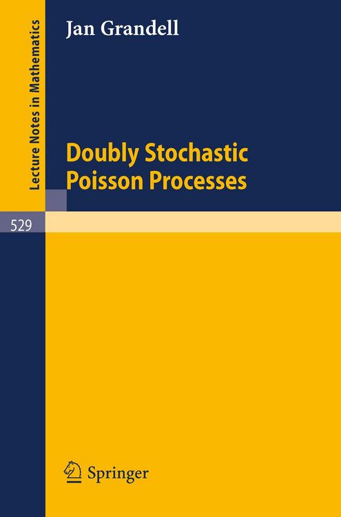 Produktbild: Doubly Stochastic Poisson Processes