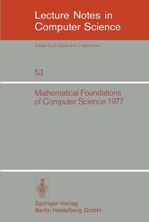 Produktbild: Mathematical Foundations of Computer Science 1977