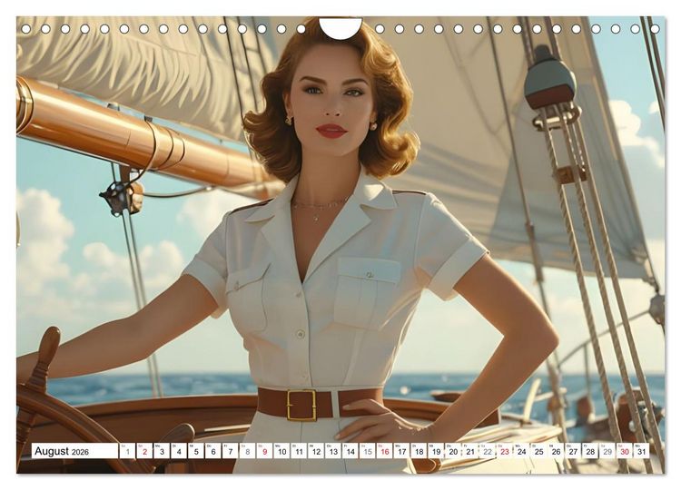 Produktbild: Sehnsucht nach Segeln (Wandkalender 2026 DIN A4 quer), CALVENDO Monatskalender