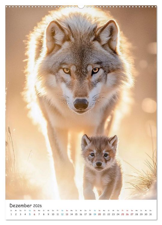 Produktbild: Zauber der Wildnis (hochwertiger Premium Wandkalender 2026 DIN A2 hoch), Kunstdruck in Hochglanz