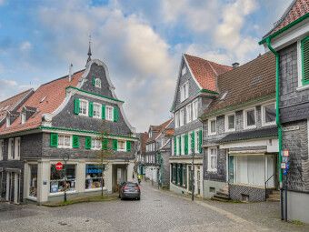 Produktbild: CALVENDO Puzzle Schwelmer Stra&szlig;e Ecke Wallstra&szlig;e | 1000 Teile Lege-Gr&ouml;&szlig;e 64x48cm Foto-Puzzle f&uuml;r gl&uuml;ckliche Stunden