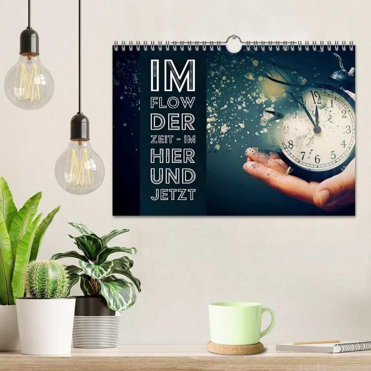Produktbild: Im Flow der Zeit - im Hier und Jetzt (Wandkalender 2026 DIN A4 quer), CALVENDO Monatskalender
