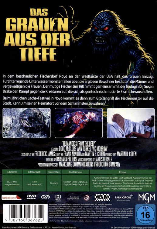 Produktbild: Das Grauen aus der Tiefe (uncut)
