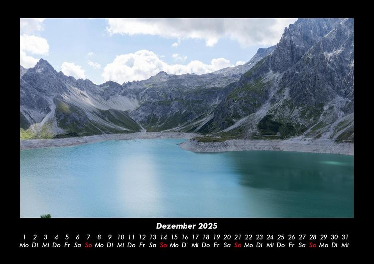 Produktbild: Bergige Welten 2025 Fotokalender DIN A3