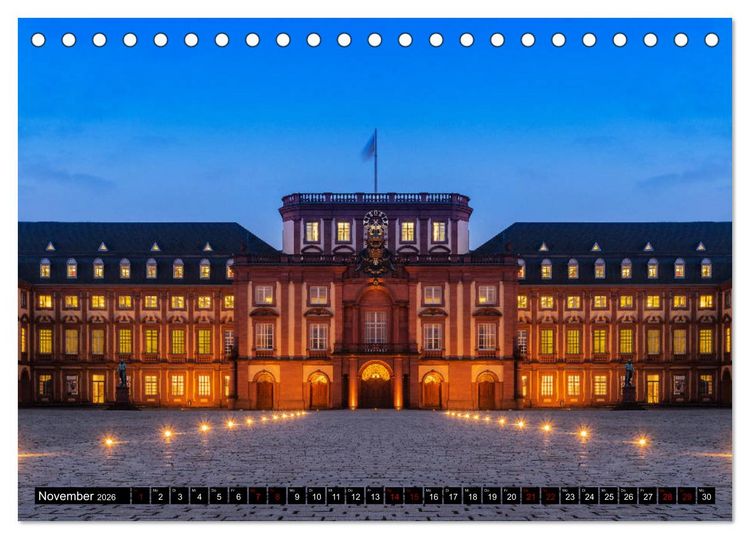 Produktbild: Mannheimer Impressionen. (Tischkalender 2026 DIN A5 quer), CALVENDO Monatskalender