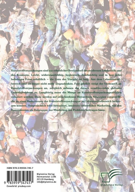 Produktbild: &Ouml;ffentliches Marketing zur Vermeidung von Kunststoffverpackungen im Lebensmittelbereich