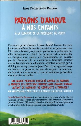 Produktbild: Parlons d'amour &agrave; nos enfants : &agrave; la lumi&egrave;re de la th&eacute;ologie du corps