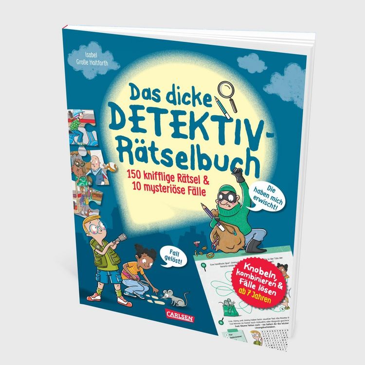 Produktbild: Das dicke Detektiv-R&auml;tselbuch