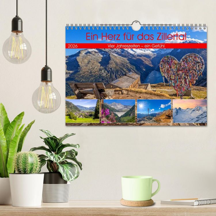 Produktbild: Ein Herz f&uuml;r das Zillertal (Wandkalender 2026 DIN A4 quer), CALVENDO Monatskalender