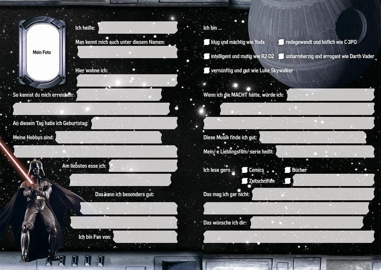 Produktbild: Star Wars Freundebuch: Meine Freunde