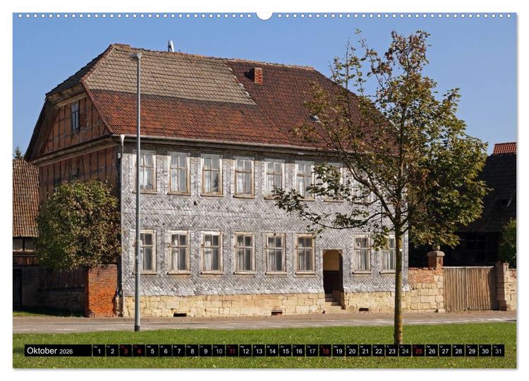 Produktbild: Musik- und Bergstadt Sondershausen/Th&uuml;ringen (Wandkalender 2026 DIN A2 quer), CALVENDO Monatskalender