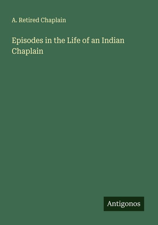 Produktbild: Episodes in the Life of an Indian Chaplain