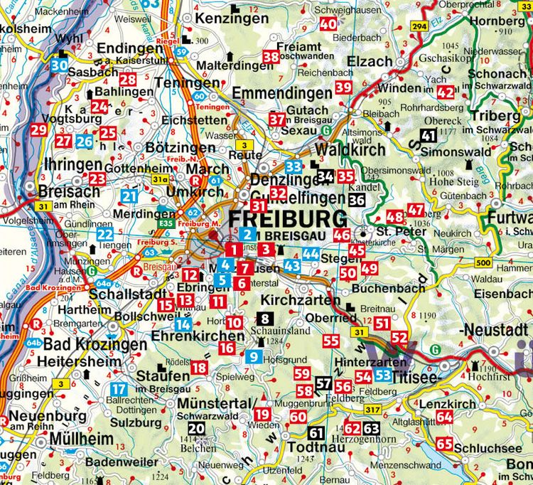 Produktbild: ROTHER Wanderf&uuml;hrer Rund um Freiburg