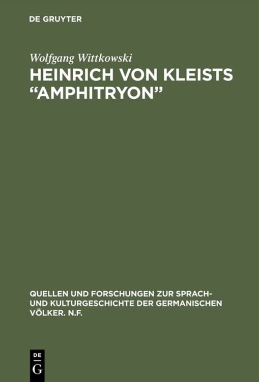 Produktbild: Heinrich von Kleists &ldquo;Amphitryon&rdquo;