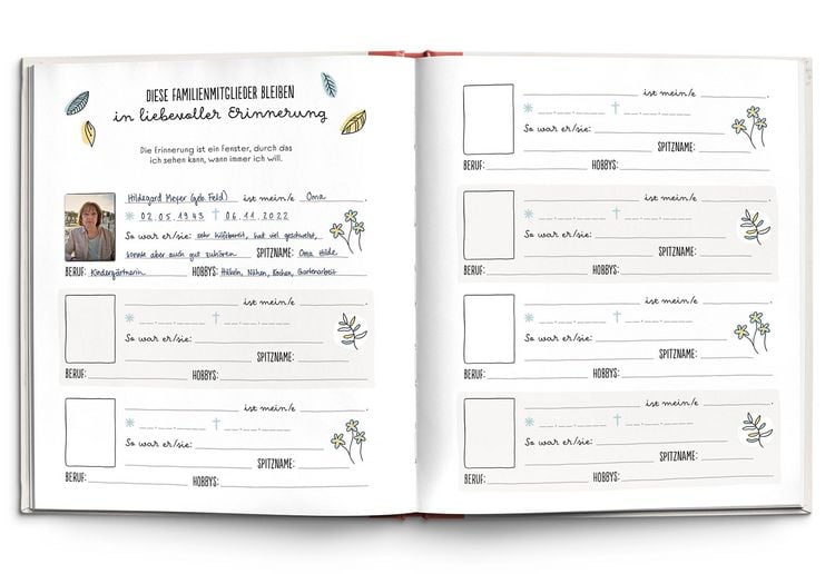 Produktbild: Meine Familie in einem Buch