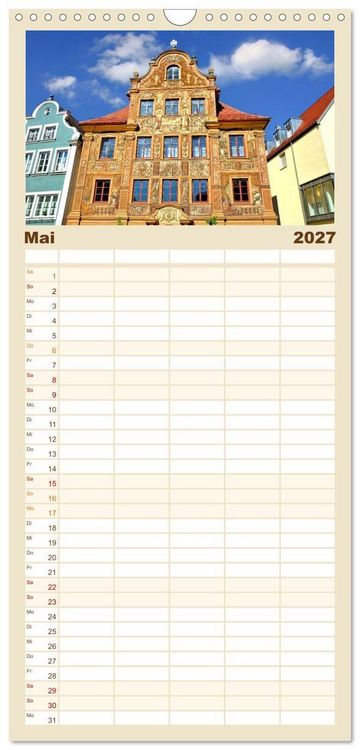 Produktbild: Familienplaner 2027 - Ellwangen - Jagst im Ostalbkreis mit 5 Spalten (Wandkalender, 21 x 45 cm) CALVENDO