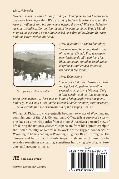 Produktbild: William A. Richards Diaries of a Frontier Surveyor