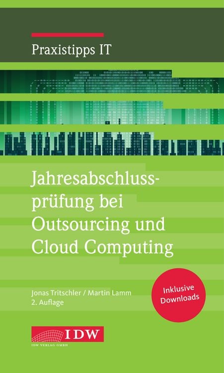 Produktbild: Jahresabschlusspr&uuml;fung bei Outsourcing und Cloud Computing