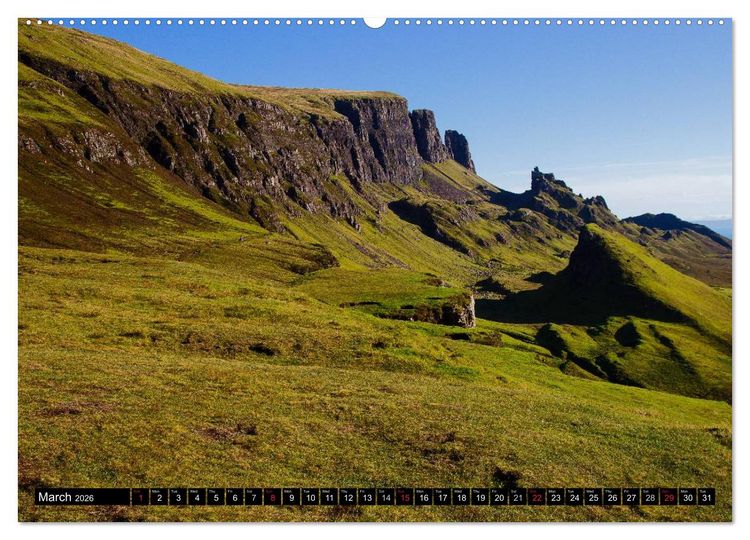 Produktbild: Mull, Staffa, Skye, Iona The Inner Hebrides (High Quality Premium Wall Calendar 2026 DIN A2 landscape),CALVENDO 12 Month Wall Calendar