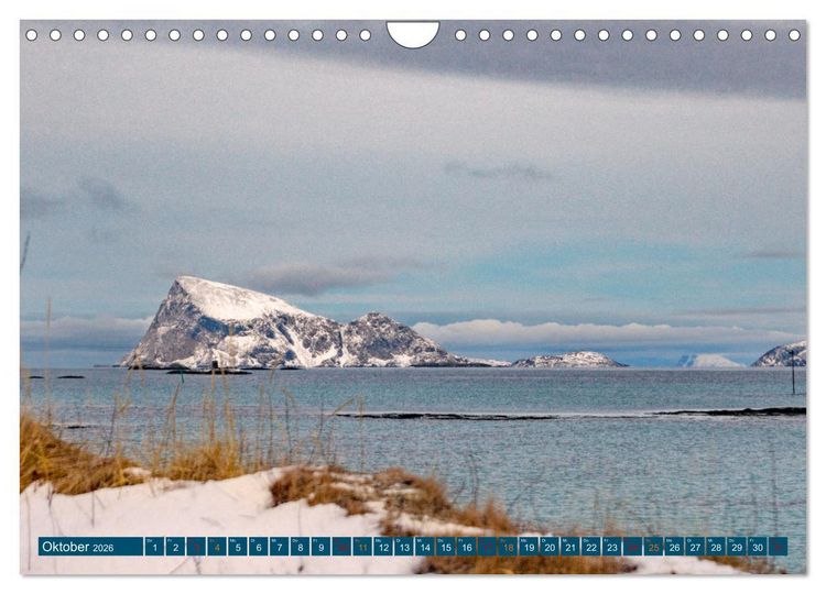 Produktbild: Von Troms&ouml; nach Sommaroy - Winter in Norwegen (Wandkalender 2026 DIN A4 quer), CALVENDO Monatskalender