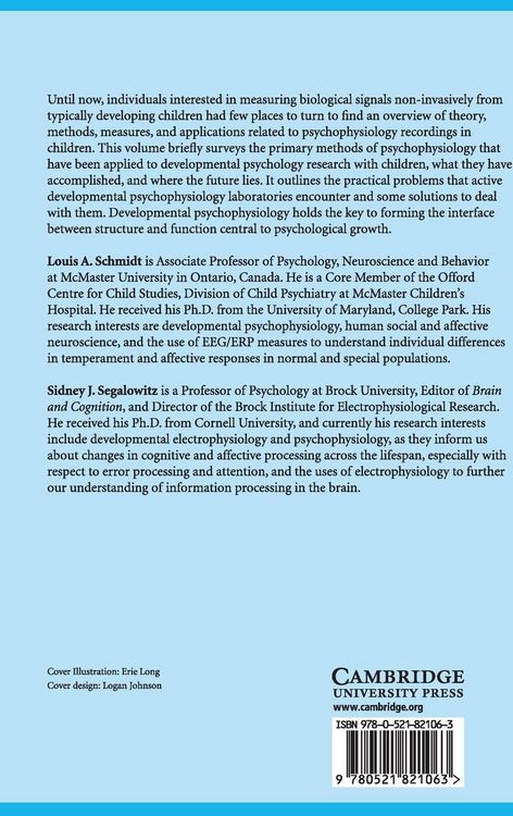 Produktbild: Developmental Psychophysiology