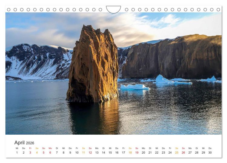 Produktbild: Antarktis - eisige Sch&ouml;nheit (Wandkalender 2026 DIN A4 quer), CALVENDO Monatskalender