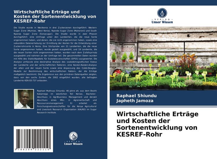 Produktbild: Wirtschaftliche Ertr&auml;ge und Kosten der Sortenentwicklung von KESREF-Rohr