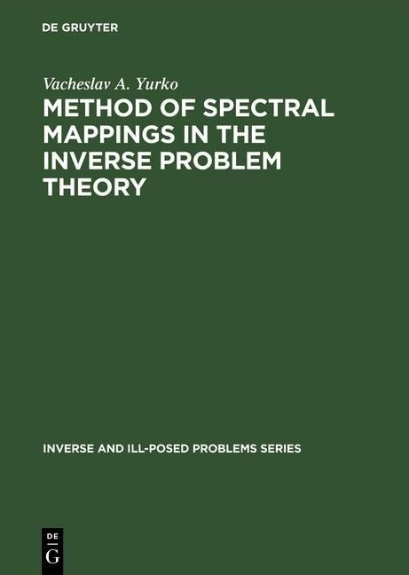 Produktbild: Method of Spectral Mappings in the Inverse Problem Theory