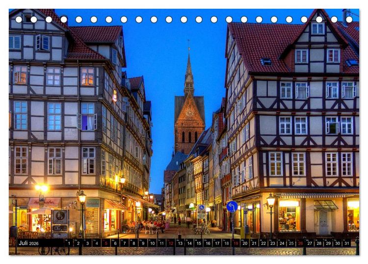 Produktbild: Hannover 2026 (Tischkalender 2026 DIN A5 quer), CALVENDO Monatskalender