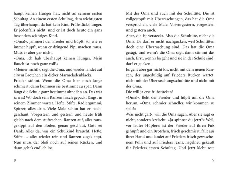 Produktbild: &raquo;Schule!&laquo;, schreit der Frieder, und die Oma, die kommt mit