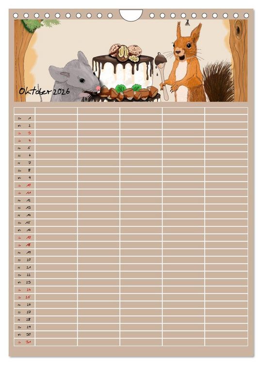 Produktbild: Mats Maus und seine Freunde (Wandkalender 2026 DIN A4 hoch), CALVENDO Monatskalender