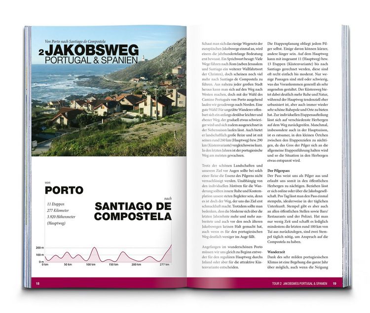 Produktbild: Die sch&ouml;nsten Weitwanderungen und Pilgerwege