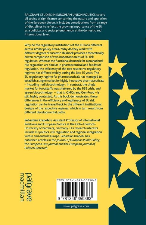 Produktbild: Risk Regulation in the Single Market