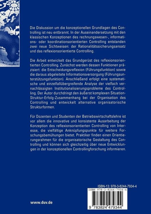 Produktbild: Reflexionsorientiertes Controlling
