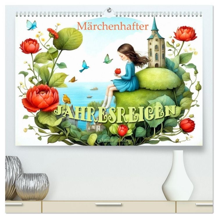 Produktbild: M&auml;rchenhafter Jahresreigen (hochwertiger Premium Wandkalender 2026 DIN A2 quer), Kunstdruck in Hochglanz