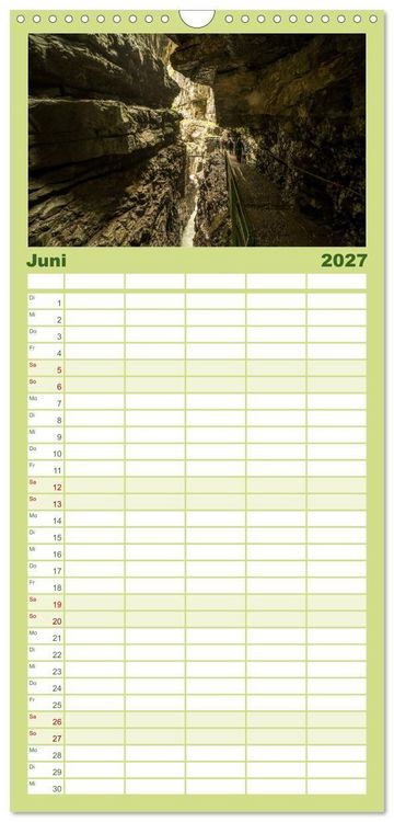 Produktbild: Familienplaner 2027 - Oberstdorf und Umgebung mit 5 Spalten (Wandkalender, 21 x 45 cm) CALVENDO