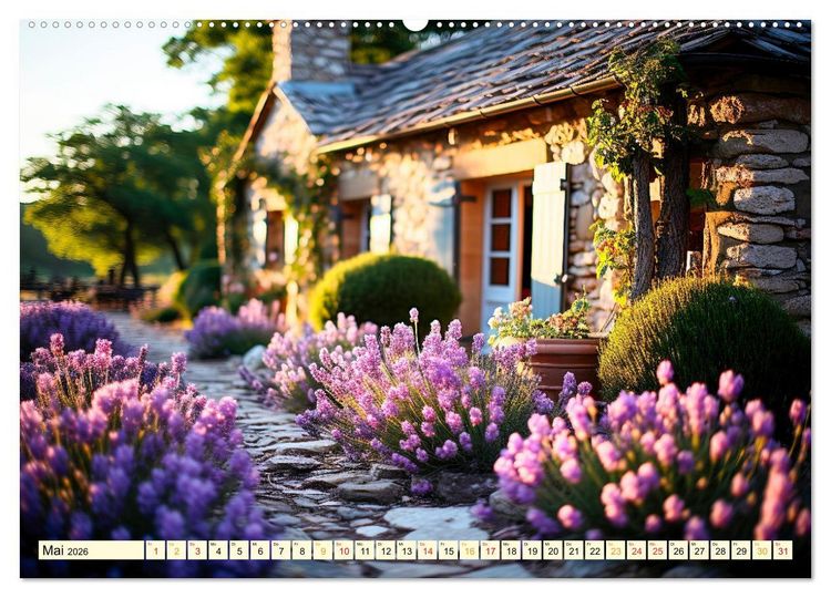Produktbild: Provence Urlaubstr&auml;ume (Wandkalender 2026 DIN A2 quer), CALVENDO Monatskalender