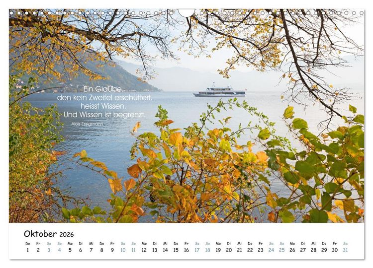 Produktbild: Christliche Bildpoesie 2026 (Wandkalender 2026 DIN A3 quer), CALVENDO Monatskalender