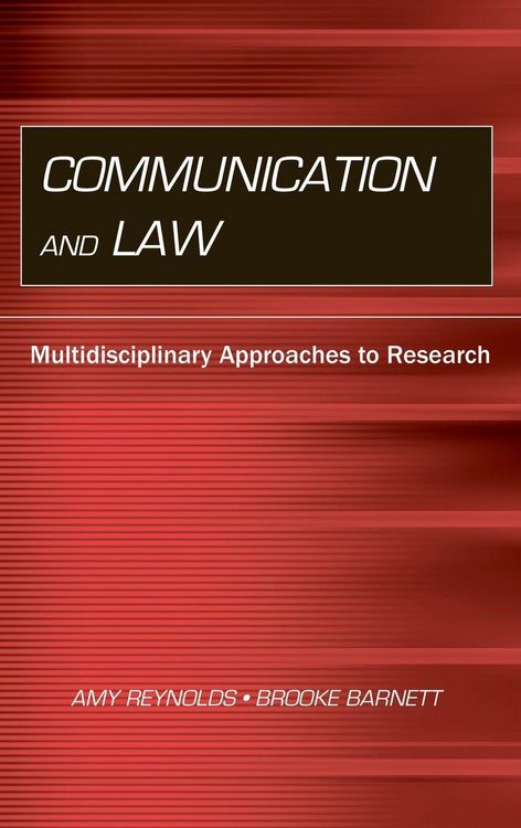 Produktbild: Communication and Law