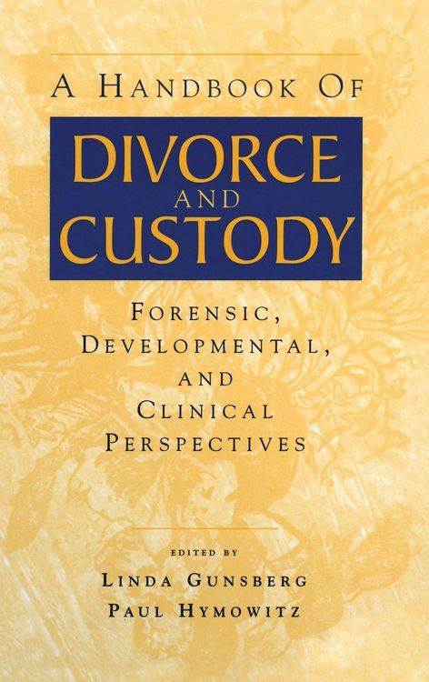 Produktbild: A Handbook of Divorce and Custody