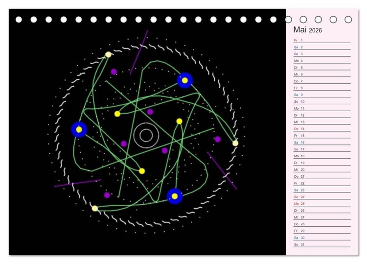 Produktbild: Filigran - Mandalas (Tischkalender 2026 DIN A5 quer), CALVENDO Monatskalender