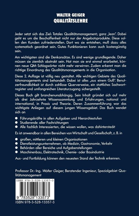 Produktbild: Qualit&auml;ts Lehre