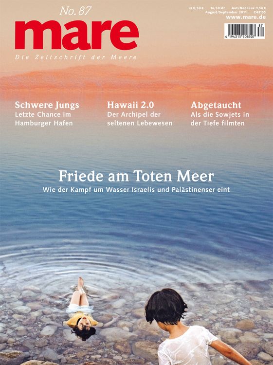 Produktbild: mare - die Zeitschrift der Meere / No. 87 / Friede am Toten Meer