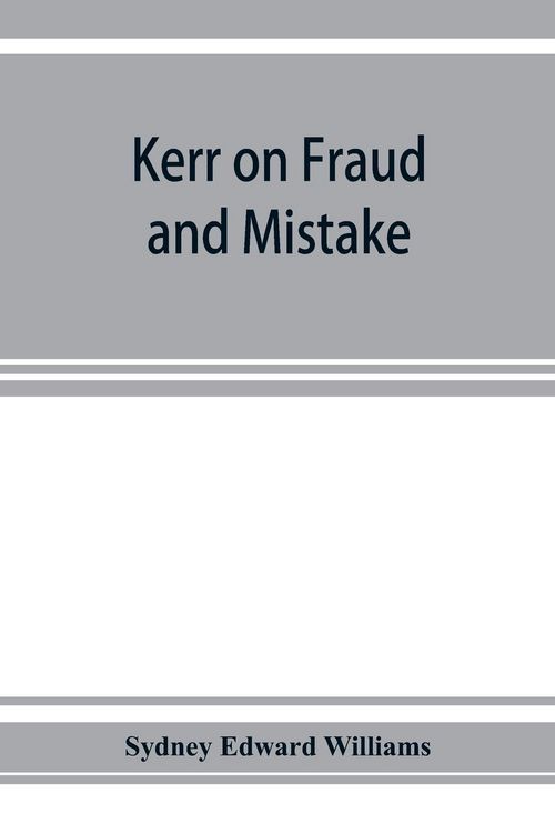 Produktbild: Kerr on fraud and mistake