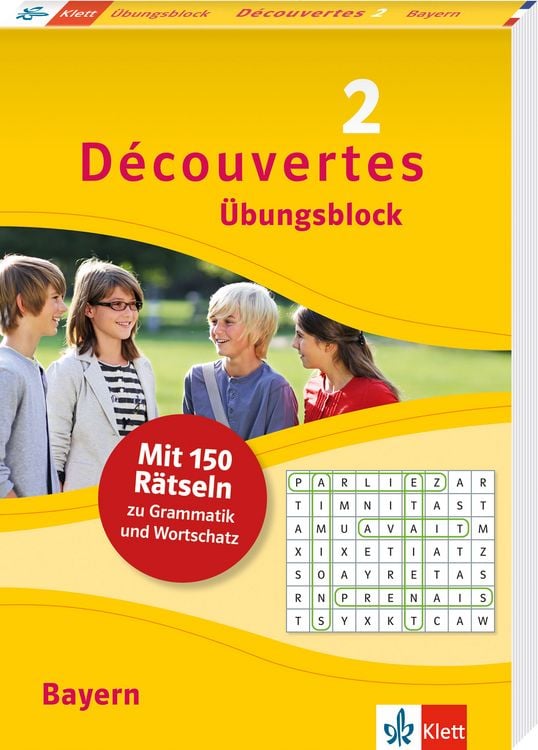 Produktbild: D&eacute;couvertes 2 Bayern (ab 2017) - &Uuml;bungsblock 2. Lernjahr